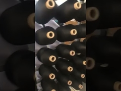 เส้นด้ายโพลีเอสเตอร์รีไซเคิลยืดหยุ่นสูง 140d เส้นด้ายถักโพลีเอสเตอร์เป็นมิตรต่อสิ่งแวดล้อม